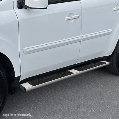 6.5 in. W Flat Step Bar Running Boards <br> 09-15 Honda Pilot, 07-13 Acura MDX