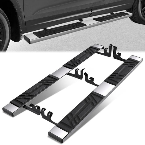 6.5 in. W Flat Step Bar Running Boards <br> 16-22 Honda Pilot