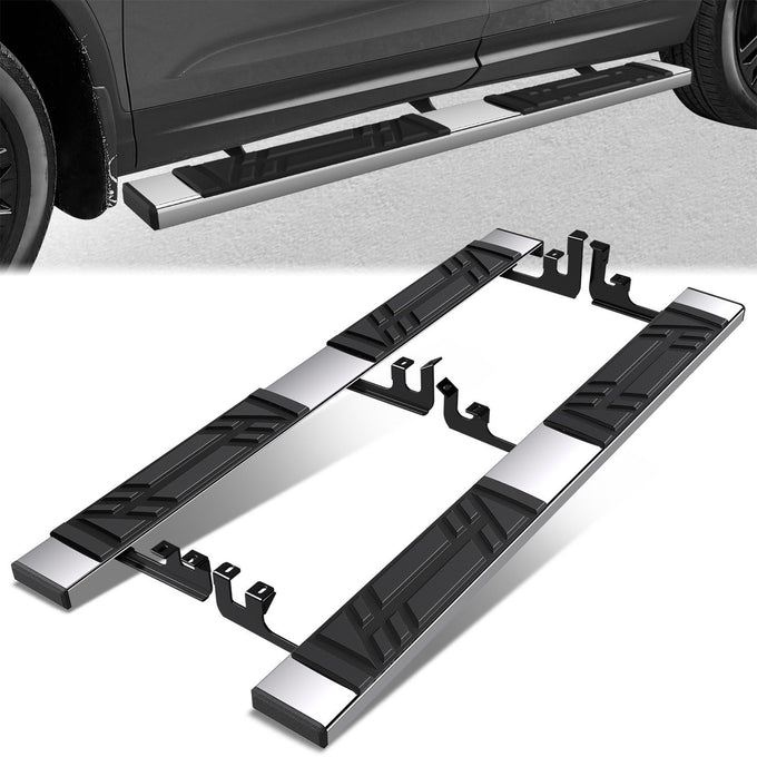 6.5 in. W Flat Step Bar Running Boards <br> 16-22 Honda Pilot
