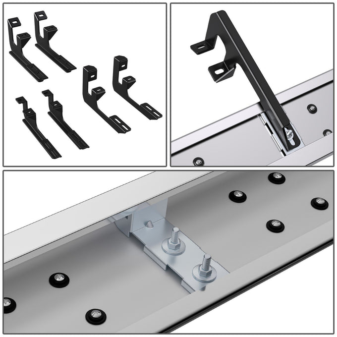 6.5 in. W Flat Step Bar Running Boards <br> 16-22 Honda Pilot