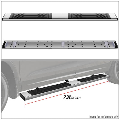6.5 in. W Flat Step Bar Running Boards <br> 16-22 Honda Pilot