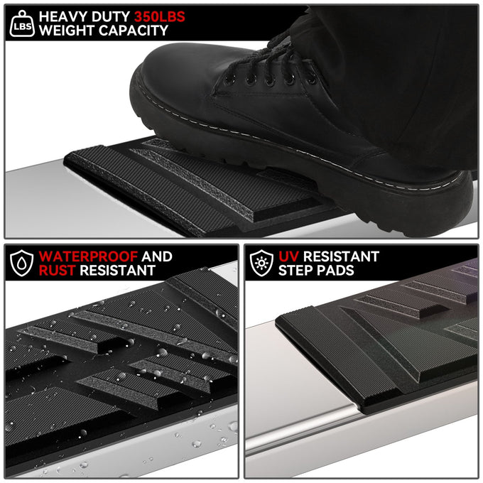 6.5in. Running Boards Side Step Pedal Nerf Bars <br>23-25 Honda Pilot