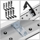 6.5in. Running Boards Side Step Bars <br>02-09 Dodge Ram 1500 2500 3500 Crew Cab