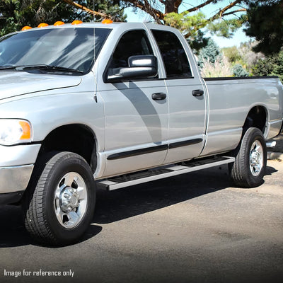 6.5in. Running Boards Side Step Bars <br>02-09 Dodge Ram 1500 2500 3500 Crew Cab