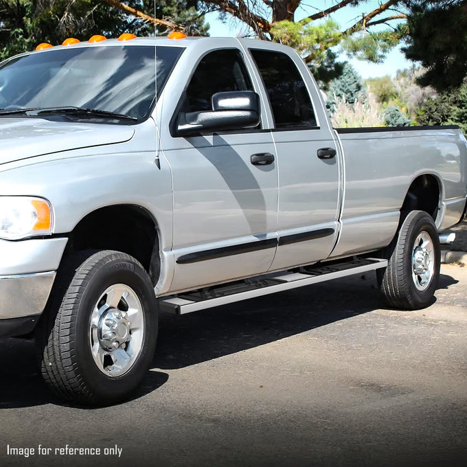 6.5in. Running Boards Side Step Bars <br>02-09 Dodge Ram 1500 2500 3500 Crew Cab