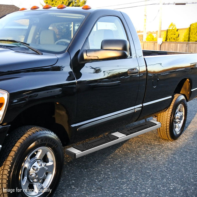 6.5in. Running Boards Side Step Bar <br>02-09 Dodge Ram 1500 2500 3500 Regular Cab