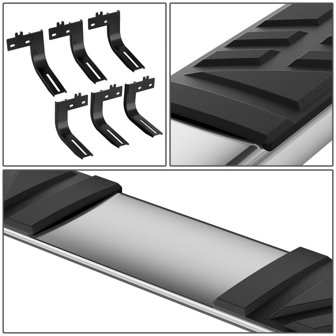 6.5 in. W Flat Step Bar Running Boards <br> 09-24 Dodge Ram 1500-3500 Classic Extended Cab
