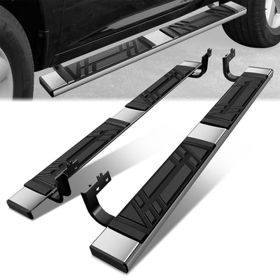 6.5 in. W Flat Step Bar Running Boards <br> 09-24 Dodge Ram 1500-3500 Standard Cab
