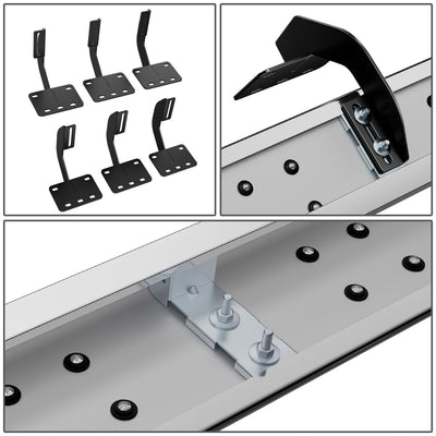 6.5 in. W Flat Step Bar Running Boards <br> 19-25 Ram 1500 Crew Cab