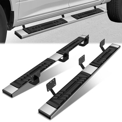 6.5 in. W Flat Step Bar Running Boards <br> 19-25 Ram 1500 Crew Cab