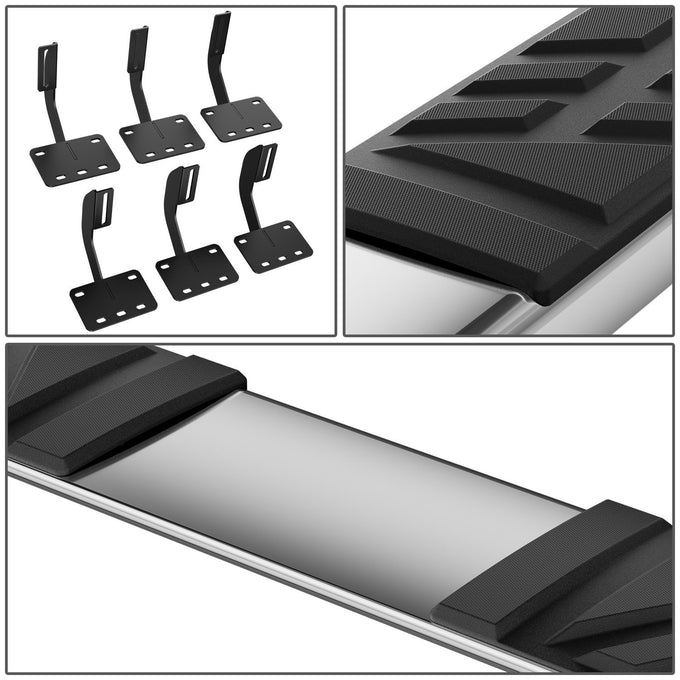 6.5 in. W Flat Step Bar Running Boards <br> 19-24 Ram 1500 Extended Cab