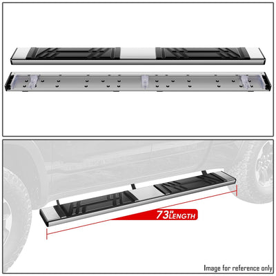6.5 in. W Flat Step Bar Running Boards <br> 19-24 Ram 1500 Extended Cab
