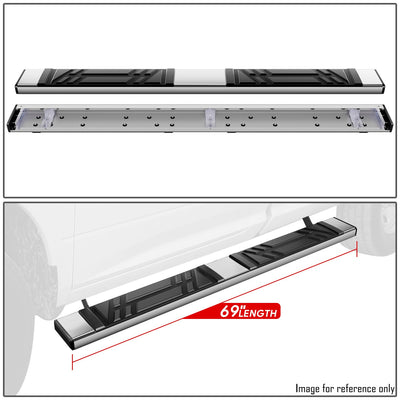 6.5 in. W Flat Step Bar Running Boards <br> 19-21 Ram 1500 Standard Cab