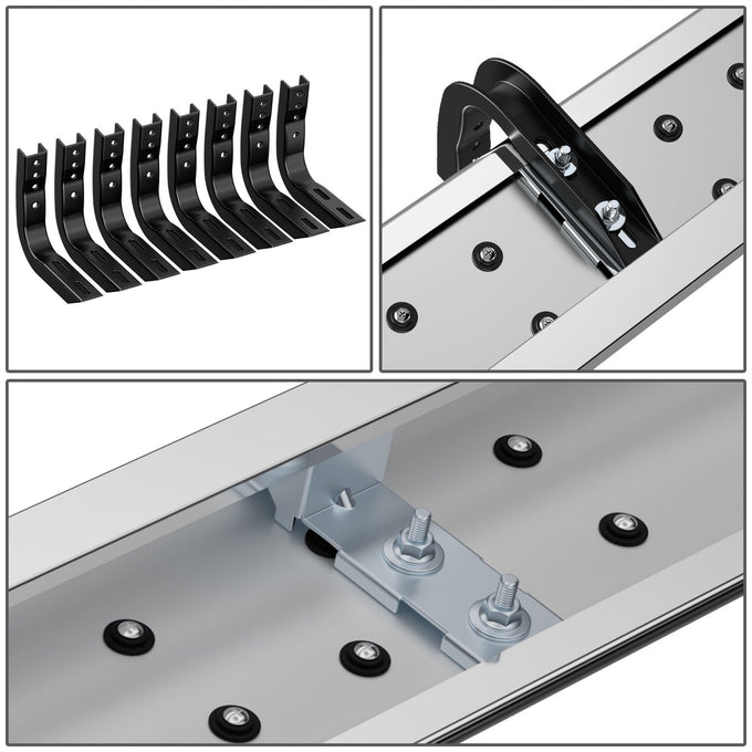 6.5in. Side Running Boards Step Nerf Bar <br>95-02 Dodge Ram 1500 Extended Cab