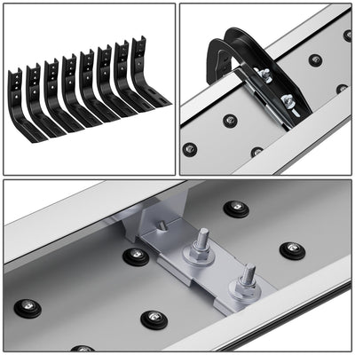 6.5in. Running Boards Step Nerf Bar <br>94-02 Dodge Ram 1500 2500 3500 Regular Cab