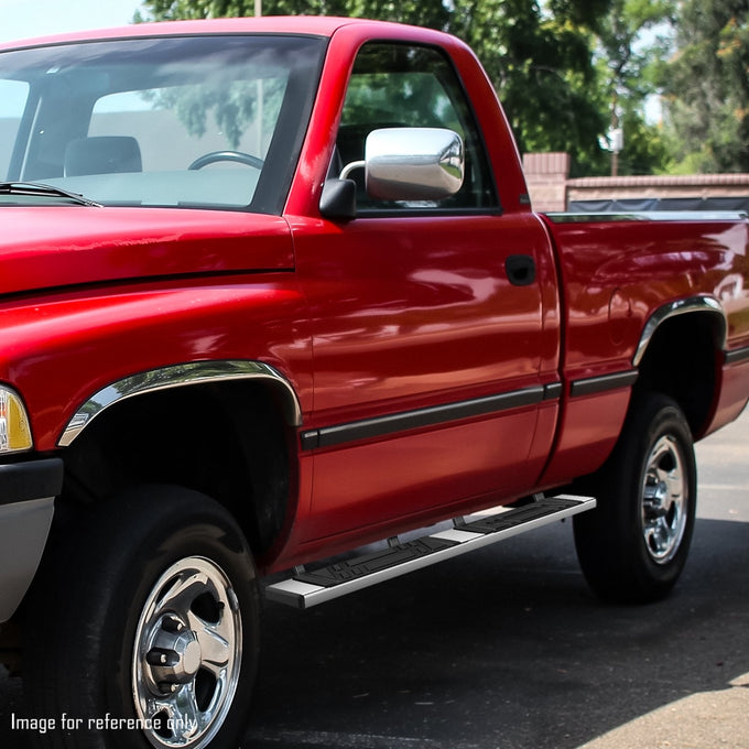 6.5in. Running Boards Step Nerf Bar <br>94-02 Dodge Ram 1500 2500 3500 Regular Cab