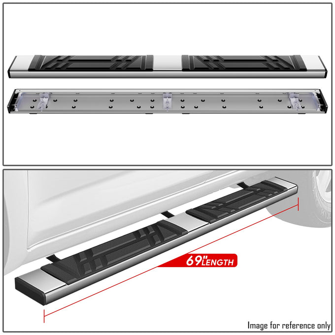 6.5 in. W Flat Step Bar Running Boards <br> 06-18 Toyota RAV4