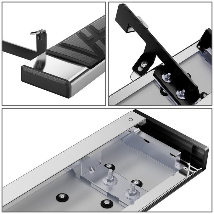 6.5 in. W Flat Step Bar Running Boards <br> 19-24 Toyota RAV4 Prime