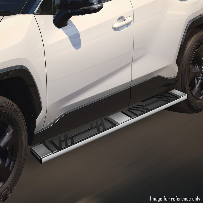 6.5 in. W Flat Step Bar Running Boards <br> 19-24 Toyota RAV4 Prime