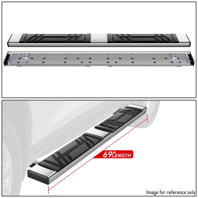 6.5 in. W Flat Step Bar Running Boards <br> 14-20 Nissan Rogue