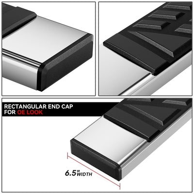 6.5in. Side Running Boards Step Nerf Bar Pedal <br>19-25 Ford Ranger Crew Cab