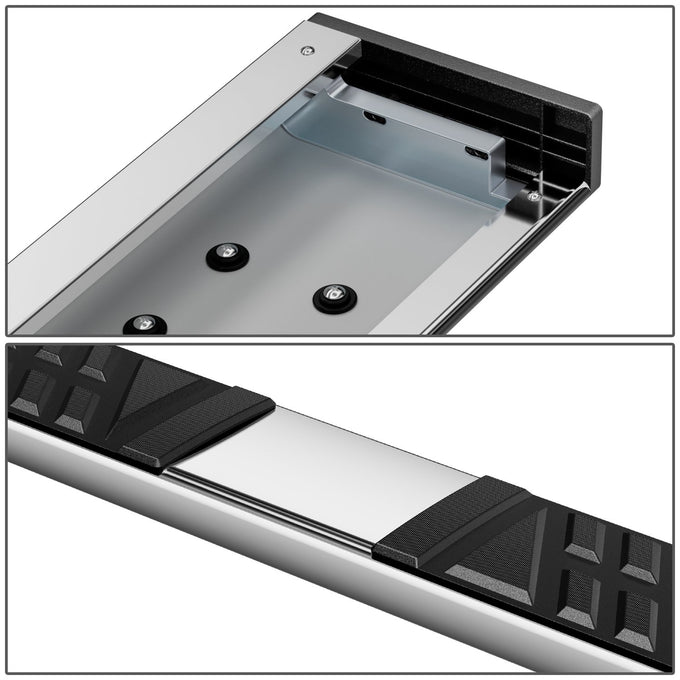 6.5in. Side Running Boards Step Nerf Bar Pedal <br>19-25 Ford Ranger Crew Cab