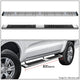 6.5in. Side Running Boards Step Nerf Bar Pedal <br>19-25 Ford Ranger Crew Cab