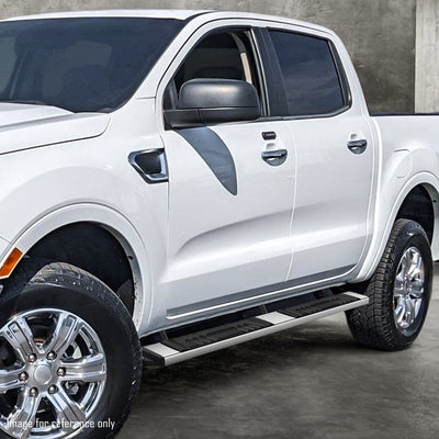 6.5in. Side Running Boards Step Nerf Bar Pedal <br>19-25 Ford Ranger Crew Cab