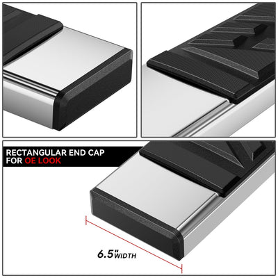 6.5in. Side Running Boards Step Nerf Bar Pedal <br>19-25 Ford Ranger Extended Cab