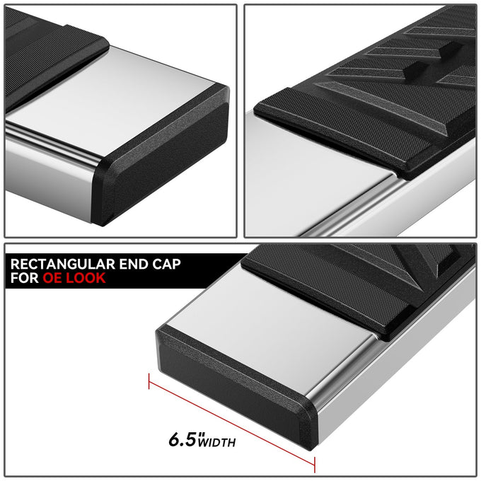 6.5in. Side Running Boards Step Nerf Bar Pedal <br>19-25 Ford Ranger Extended Cab