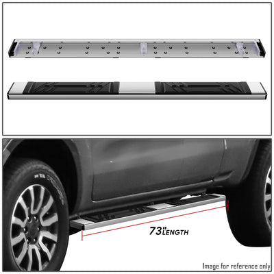 6.5in. Side Running Boards Step Nerf Bar Pedal <br>19-25 Ford Ranger Extended Cab