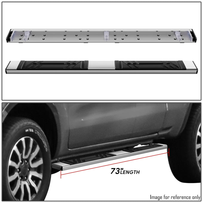 6.5in. Side Running Boards Step Nerf Bar Pedal <br>19-25 Ford Ranger Extended Cab