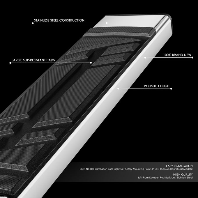 6.5in. Side Step Bar Running Boards <br>23-25 Lexus RX350 RX350 RX450h RX500h