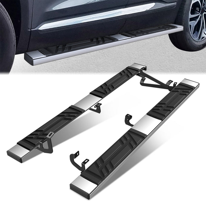 6.5 in. W Flat Step Bar Running Boards <br> 19-23 Hyundai Santa Fe