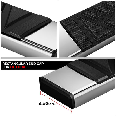 6.5 in. W Flat Step Bar Running Boards <br> 19-23 Hyundai Santa Fe