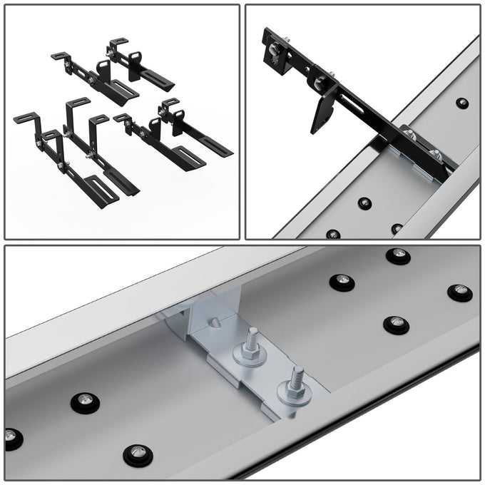6.5 in. W Flat Step Bar Running Boards <br> 19-23 Hyundai Santa Fe