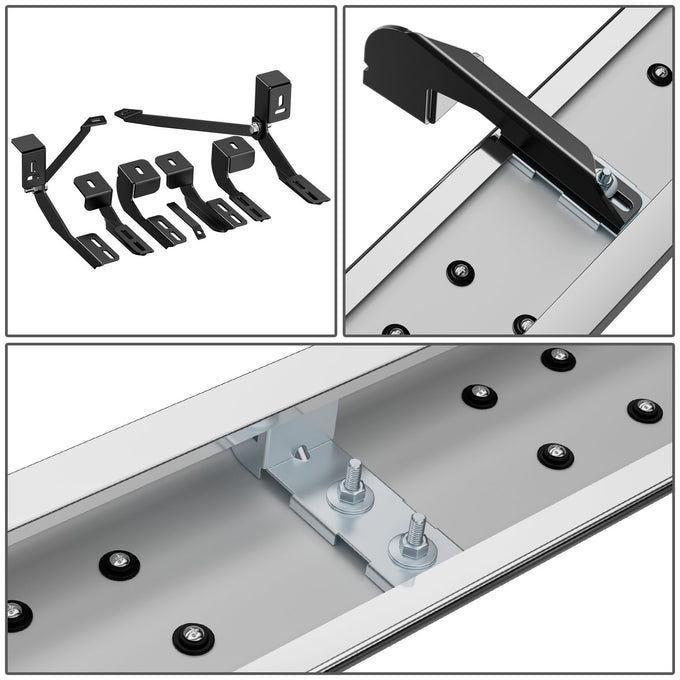 6.5 in. W Flat Step Bar Running Boards <br> 11-20 Toyota 4Runner