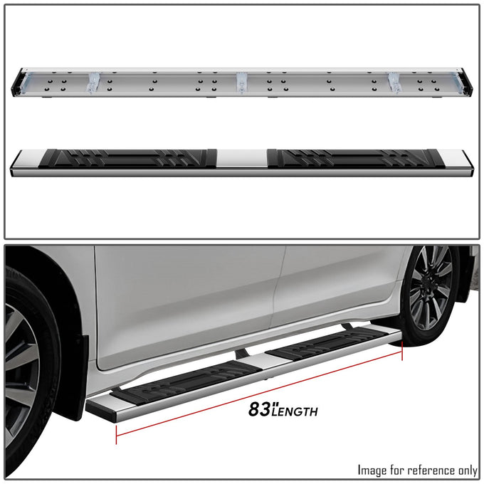 6.5 in. W Flat Step Bar Running Boards <br> 11-20 Toyota 4Runner