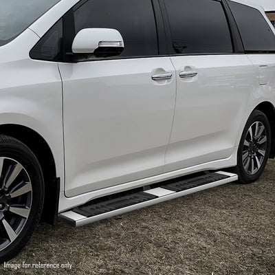 6.5 in. W Flat Step Bar Running Boards <br> 11-20 Toyota 4Runner