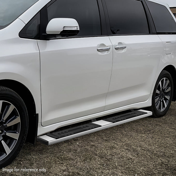 6.5 in. W Flat Step Bar Running Boards <br> 11-20 Toyota 4Runner