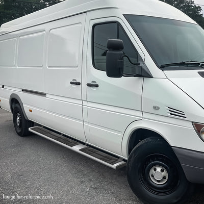 6.5 in. W Flat Step Bar Running Boards <br> 07-24 Dodge/ Mercedes-Benz/ Freightliner Sprinter