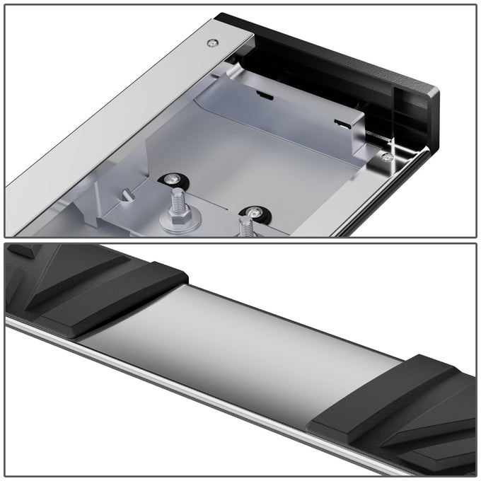 6.5 in. W Flat Step Bar Running Boards <br> 10-15 Cadillac SRX
