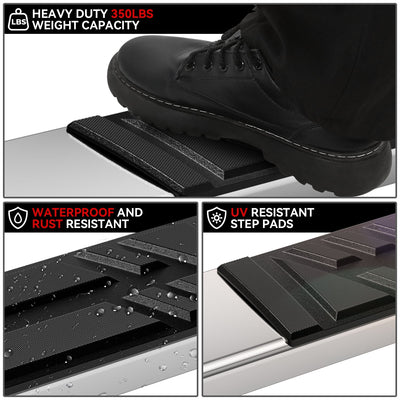 6.5in. Running Board Step Nerf Bar <br>05-14 Suburban Tahoe Yukon XL 1500/2500