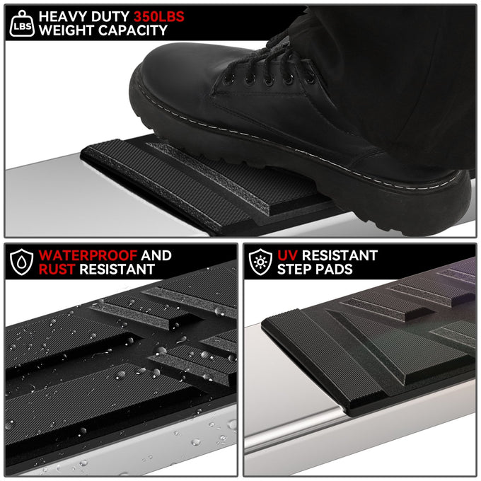 6.5in. Running Board Step Nerf Bar <br>05-14 Suburban Tahoe Yukon XL 1500/2500