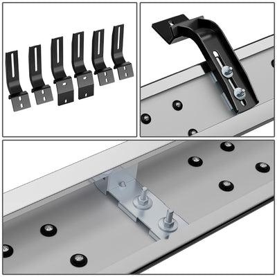 6.5 in. W Flat Step Bar Running Boards <br> 05-23 Toyota Tacoma Crew Cab