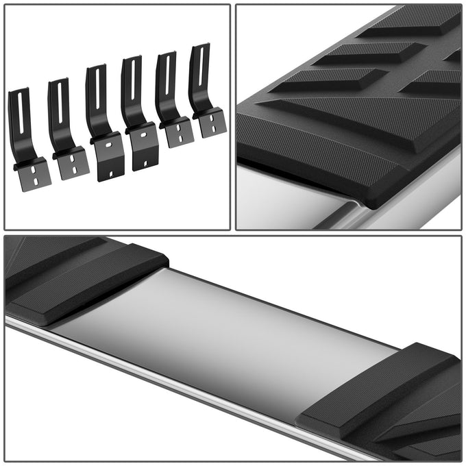 6.5 in. W Flat Step Bar Running Boards <br> 05-23 Toyota Tacoma Extended Cab