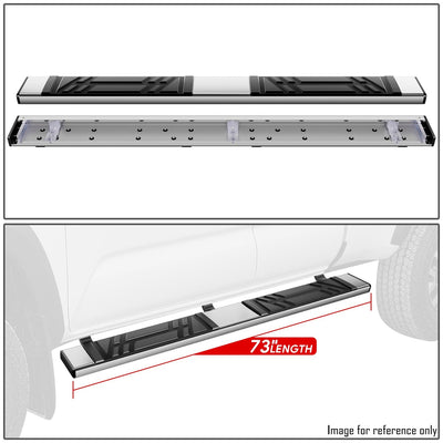 6.5 in. W Flat Step Bar Running Boards <br> 05-23 Toyota Tacoma Extended Cab