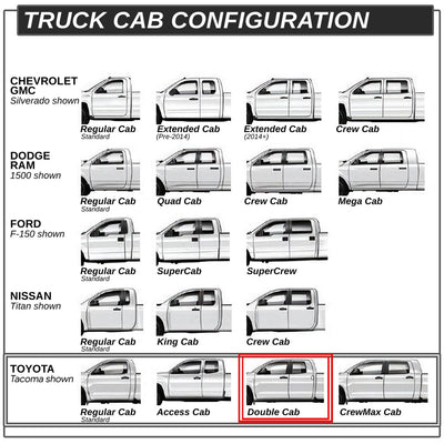 6.5 in. W Flat Step Bar Running Boards <br> 07-21 Toyota Tundra Crew Cab