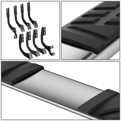 6.5 in. W Flat Step Bar Running Boards <br> 22-24 Toyota Tundra Extended Cab