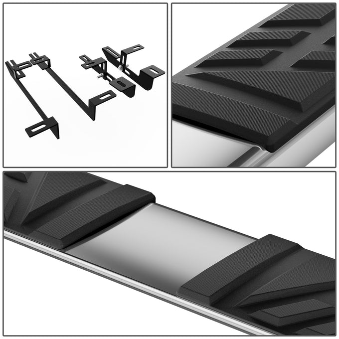 6.5 in. W Flat Step Bar Running Boards <br> 18-21 Volkswagen Tiguan
